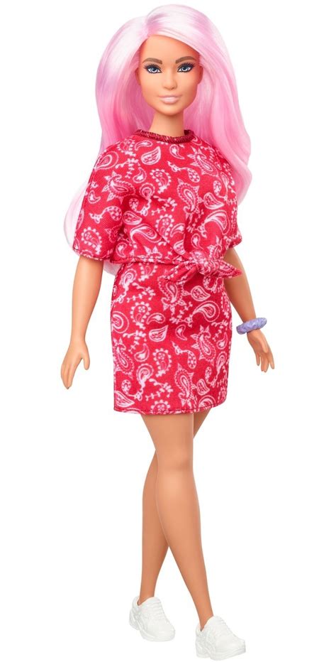 barbie fashionista curvy pink hair|barbie fashionistas doll 151.